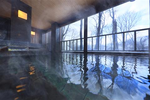 2泊目　大浴場(冬頃撮影)